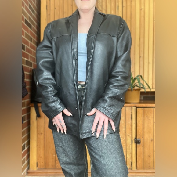 Jonathan Robert’s Authentic leather Jacket.  Size LARGE - Picture 2 of 4